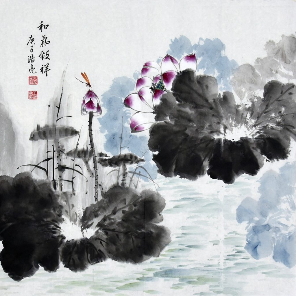 仿古山水,四尺四开竖幅国画精品 - 精品书画,一手货源,木微画院名家书画真迹